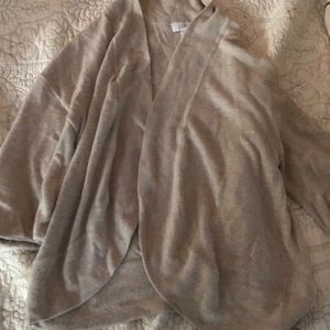 Soft slouchy angora cardigan